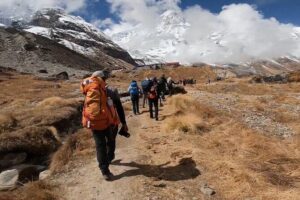 Annapurna Base Camp Trek from Pokhara and Kathmandu - Days 6–8: Bamboo descent, then Jhinu Danda hot springs