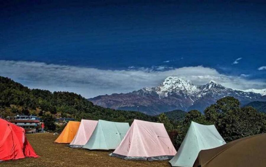 Australian Base Camp Hike For Sunrise over the Himalayas - Australian Base Camp: Sunrise Over Annapurna South, Machhapuchhre, and Hiunchuli