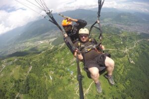 Paragliding - Hotel pickup, office forms, and the Toripani transfer