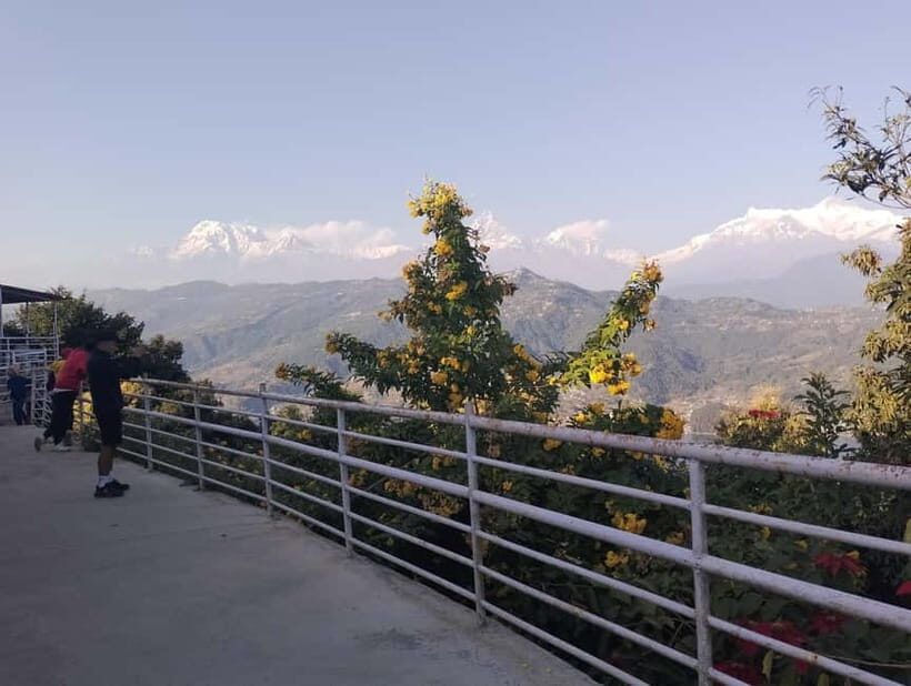 Peace & Panorama: Stupa and Pumdikot Scenic Drive Tour - World Peace Pagoda (Shanti Stupa): white stupa, Japanese monks, big views