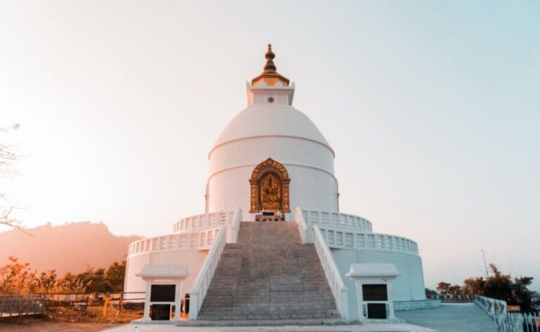 Pokhara: Golden Hour at Peace Pagoda - Himalayan Sunset Tour - Pickup and drive from Lakeside Pokhara (where the day actually starts)