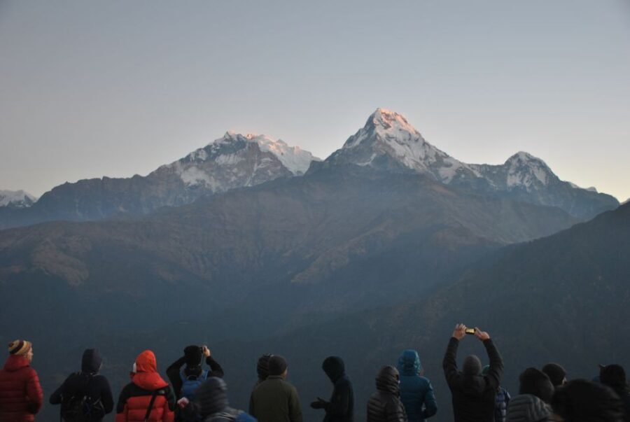 Pokhara:4-Day Ghorepani Poon Hill Guided Trek via Ghandruk - Day 1 (Pokhara to Nayapul to Tikhedhunga): River Walk and First Rhododendron Steps