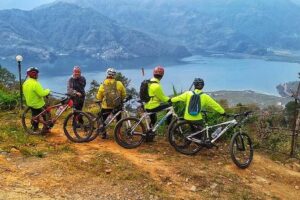 Round The Phewa - New mountain bikes, a female guide, and a nice post-ride touch